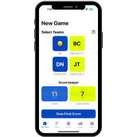 Pickleball Tracker on iPhone